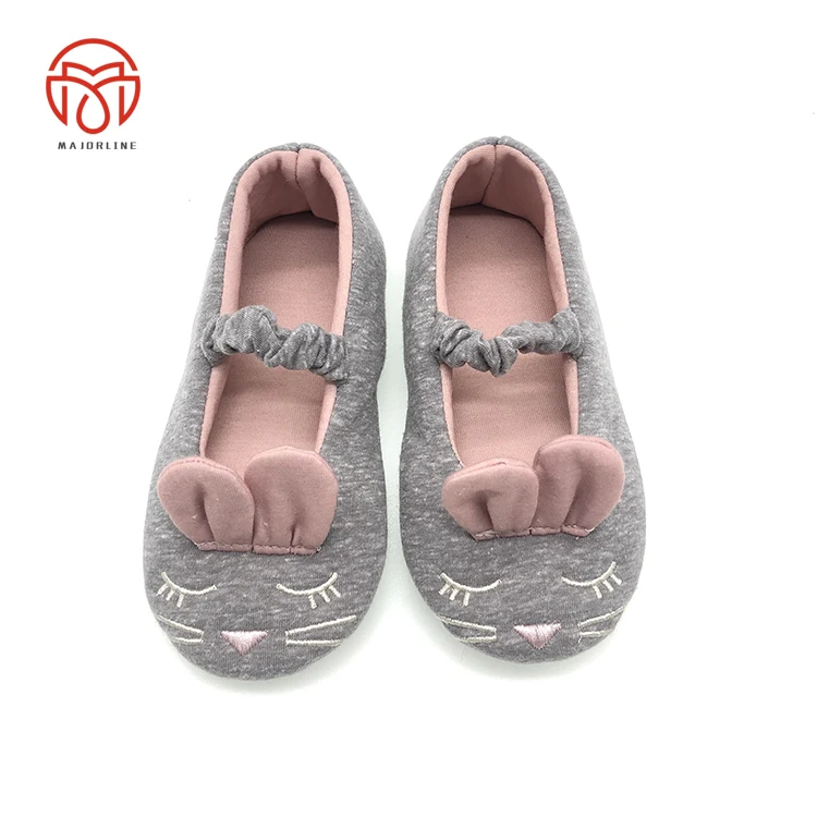 Женские Балетные туфли из хлопчатобумажной ткани на плоской подошве