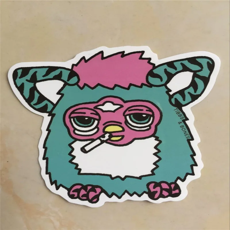 New design print colors creative custom waterproof  cmyk printing sticker