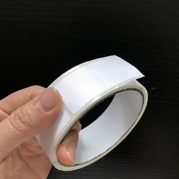 blank Adhesive satin tape printing sticker for garment
