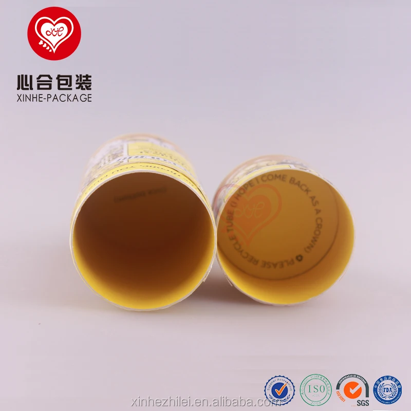 Custom logo printed round cardboard t-shirt packaging tube box