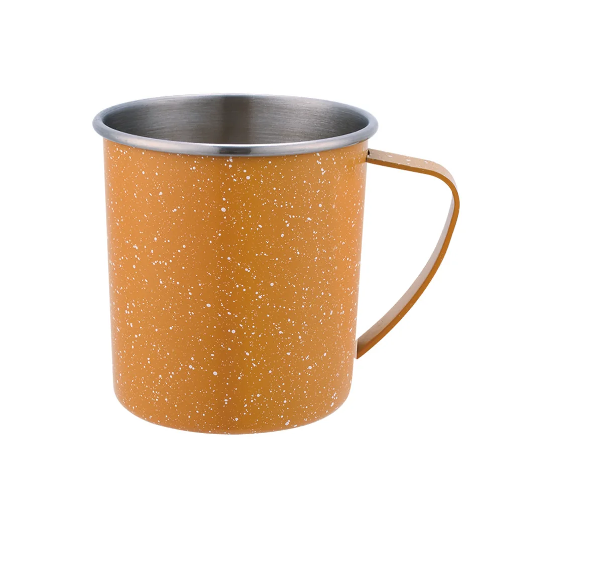 Single wall food Grade 500ml  Stainless Steel Travel Coffee Mug BPA Free Stainless Steel Beer Coffee  Mug With Handle