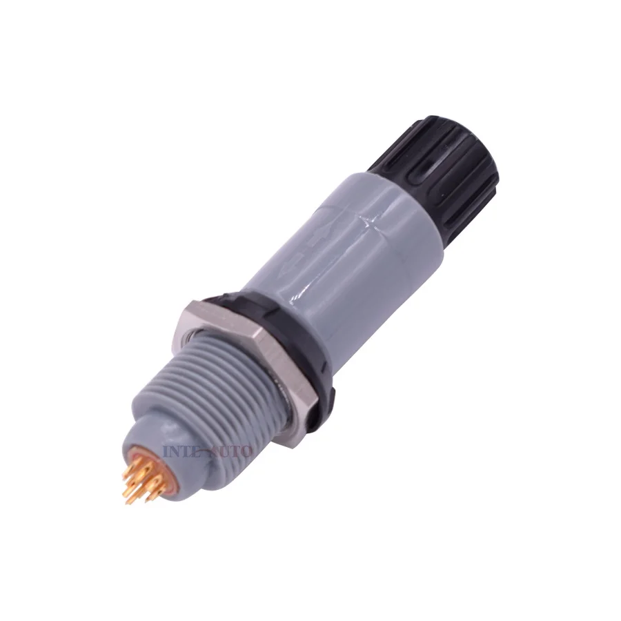 PAG M14 straight connector 2 3 4 5 6 7 8 9 10 14 pin female male plastic push-pull connector for medical instrument