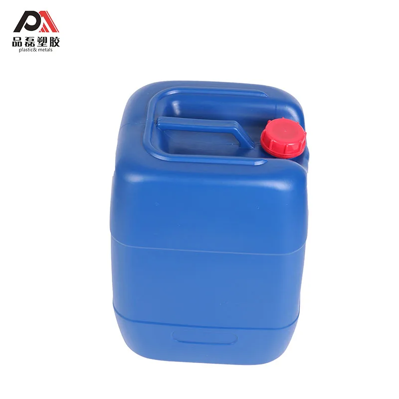 25L Blue square oil plastic container drum pail