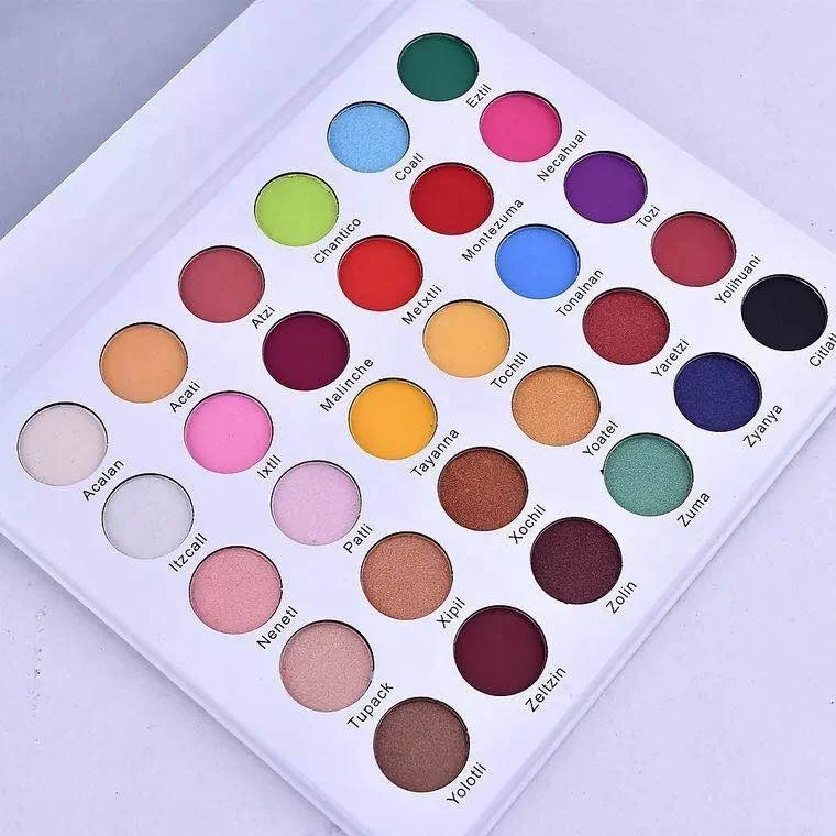 Free sample  DIY your own makeup palette custom logo empty magnetic makeup eyeshadow palette