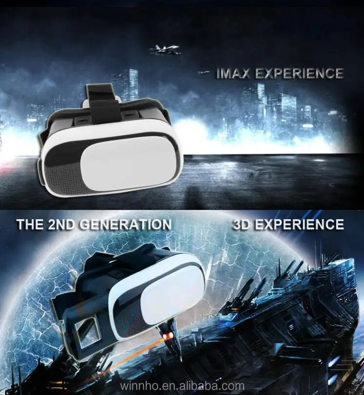 Newest 2018 toys for kids 3D vr virtual reality headset 3D movie game glasses adjust cardboard vr 2.0