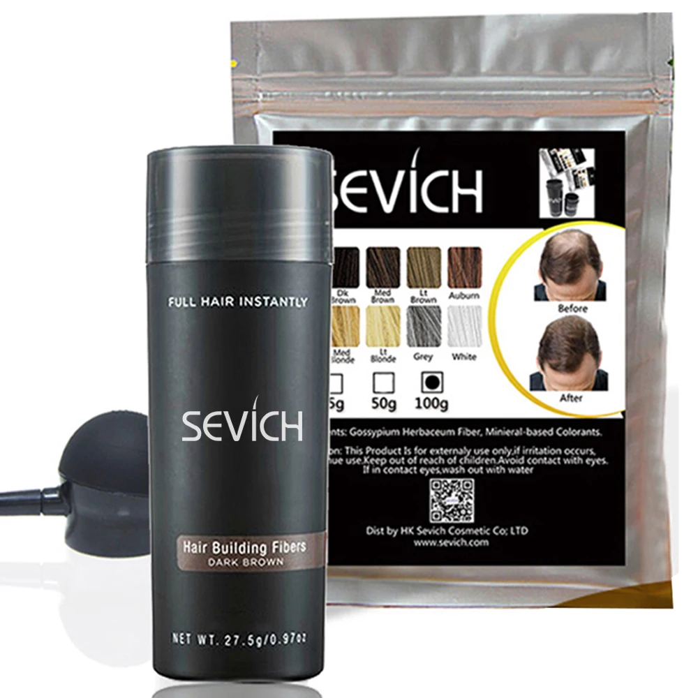 OEM pure keratin hair building fibers refill pack for hair regrowth