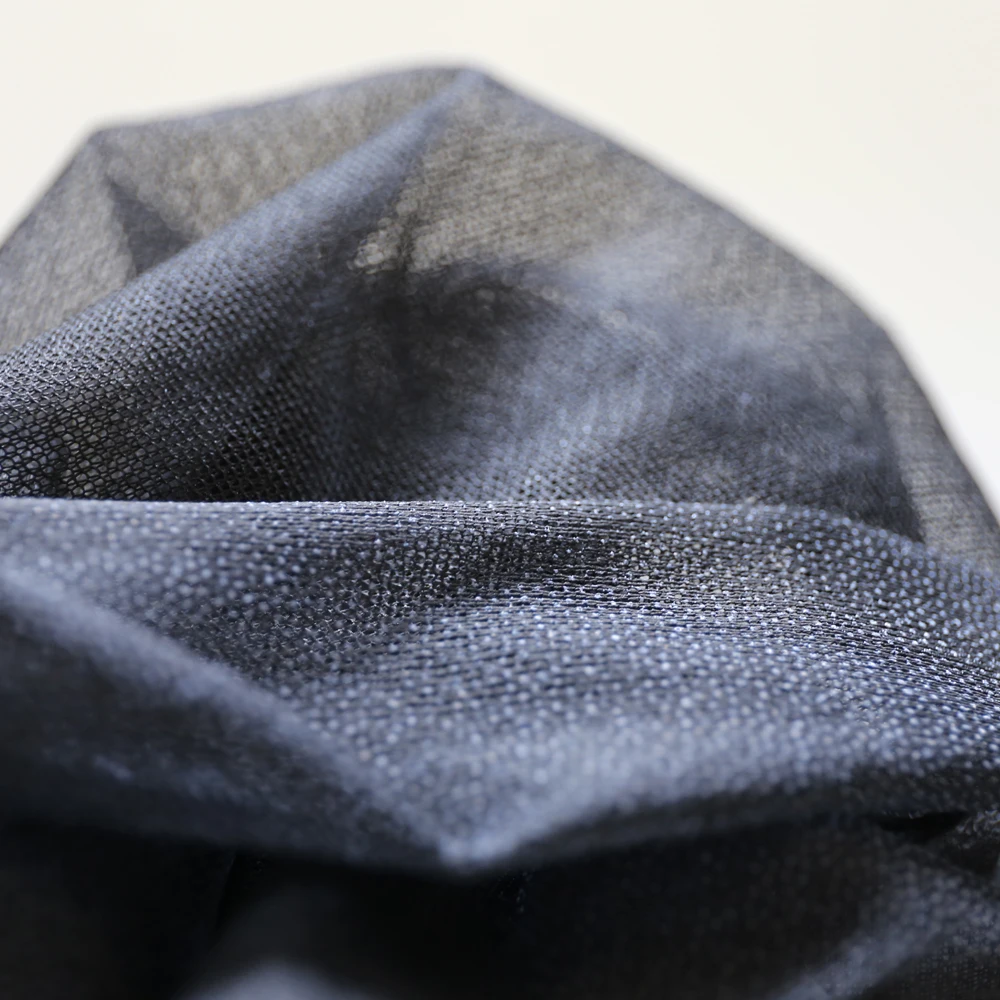 Tailoring Materials 100% Polyester Circular Knitted Interlining for Sports Waer W50D