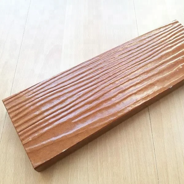 Factory Supply Cheap Price 25mm High Strength Fireproof Non-asbestos Wood Texture Fiber Cement Garden Boards For Outdoor Floor