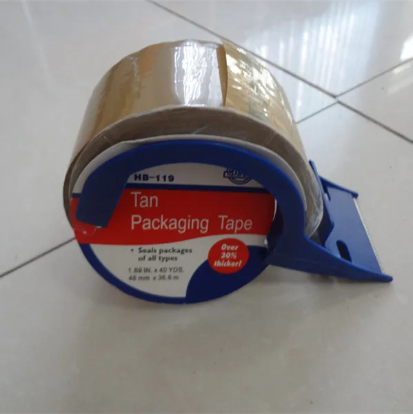 
Коричневая упаковочная лента с дозатором ленты 