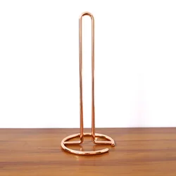 New rose gold accessories toilet paper roll holder paper towel rack metal paper towel holder