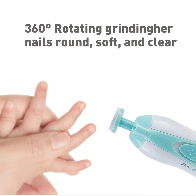 Nail clipper Baby Nail File Electric Nail Trimmer  for Newborn Children Toddlers with LED Light