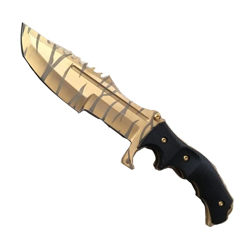 
Karambit Cs Go Huntsman Hunting knife Fixed Blade Knife Customize LOGO 