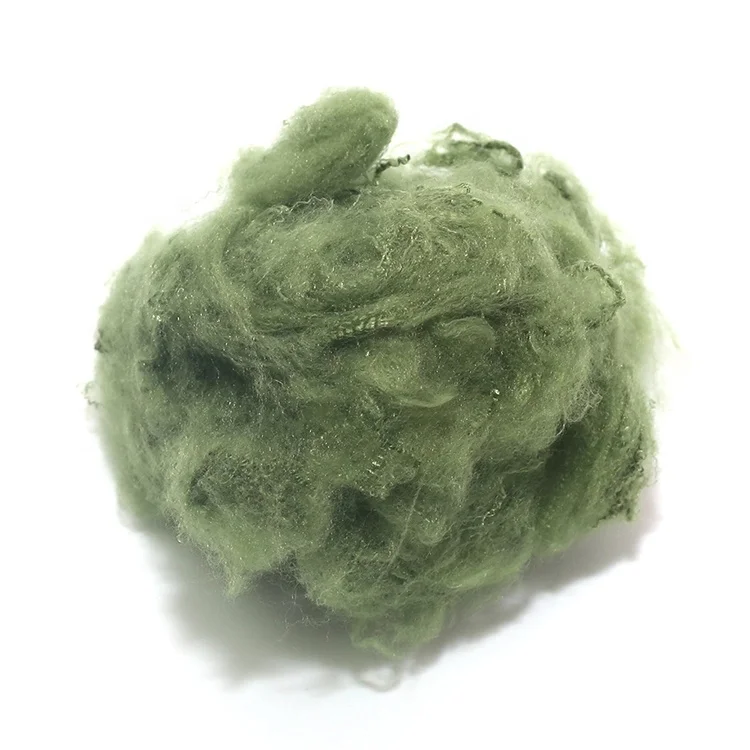 
100% recycled solid eslon polyester staple fiber with good price 
