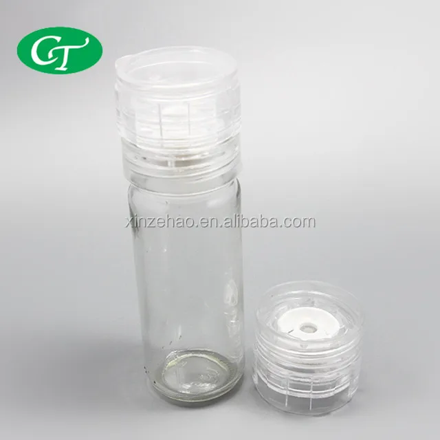 high quality salt and pepper plastic bottle with caps