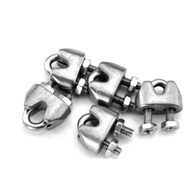 Hot sales M22 stainless steel U bolt clamps for 20mm wire rope ss304 material