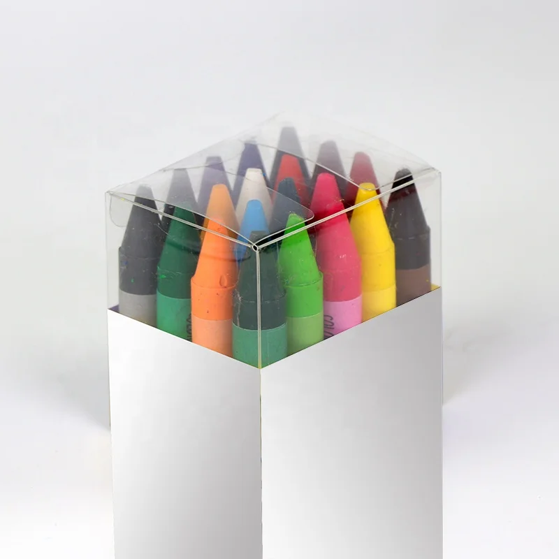 24 Colors non-toxic baby and kids jumbo wax crayon pens