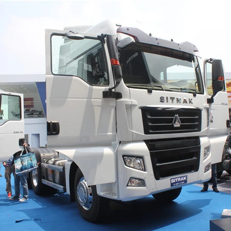 SITRAK 390 HP 6X4 RHD Light weight Tractor Truck for towing tank semi trailer for Zimbabwe