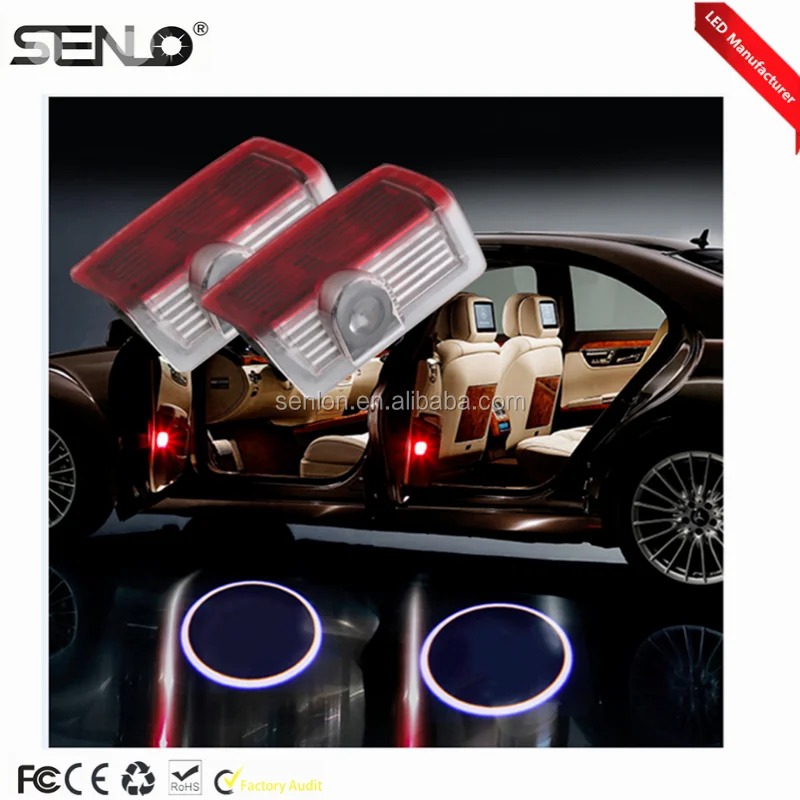 3D LED Car door courtesy laser projector Logo Ghost Shadow Ligh For Mercede s Ben z LED Car Door Welcome light