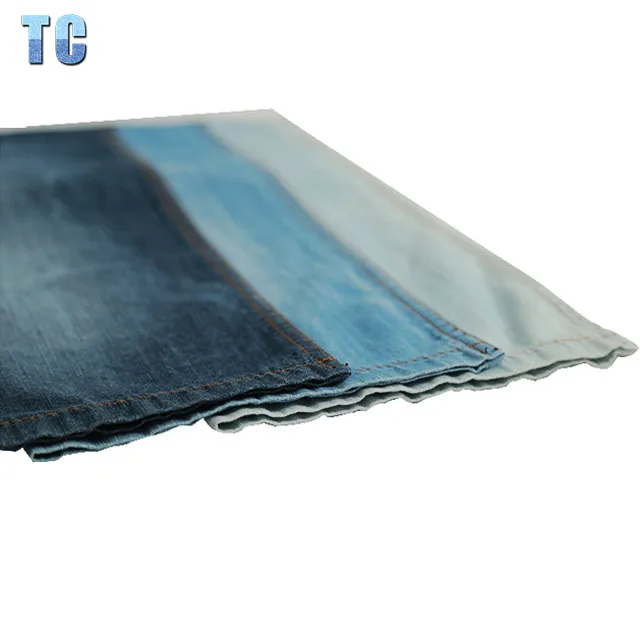 100% pct cotton 10-12 oz organic indigo Chambrary textile denim fabric to bangladesh