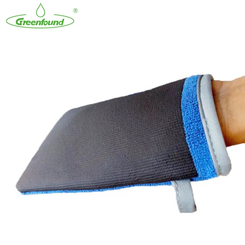 Wholesale Top Quality Microfiber Cleaning Clay Bar Mitt  Car Cleaning Glove