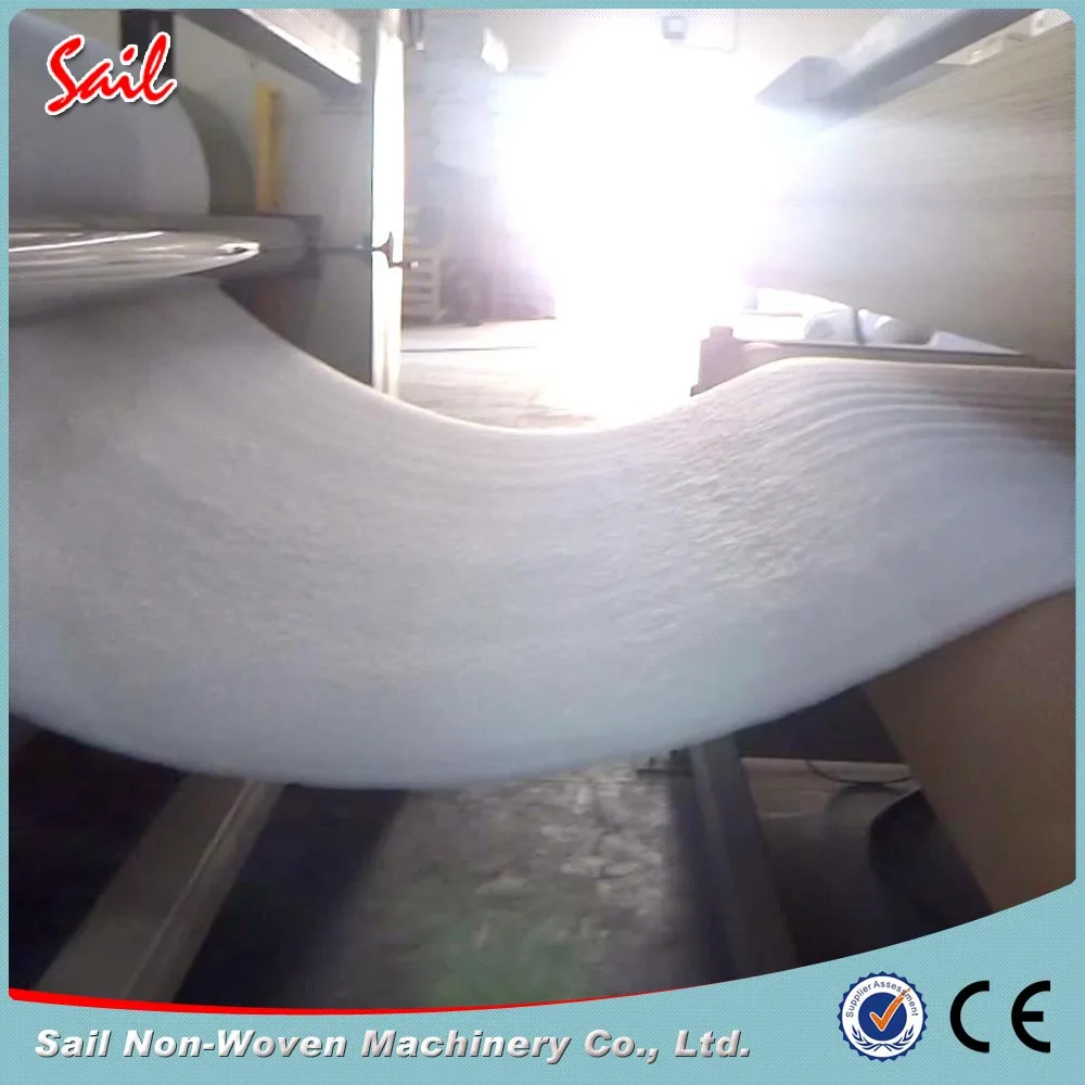 Fiber mattress padding nonwoven making machine
