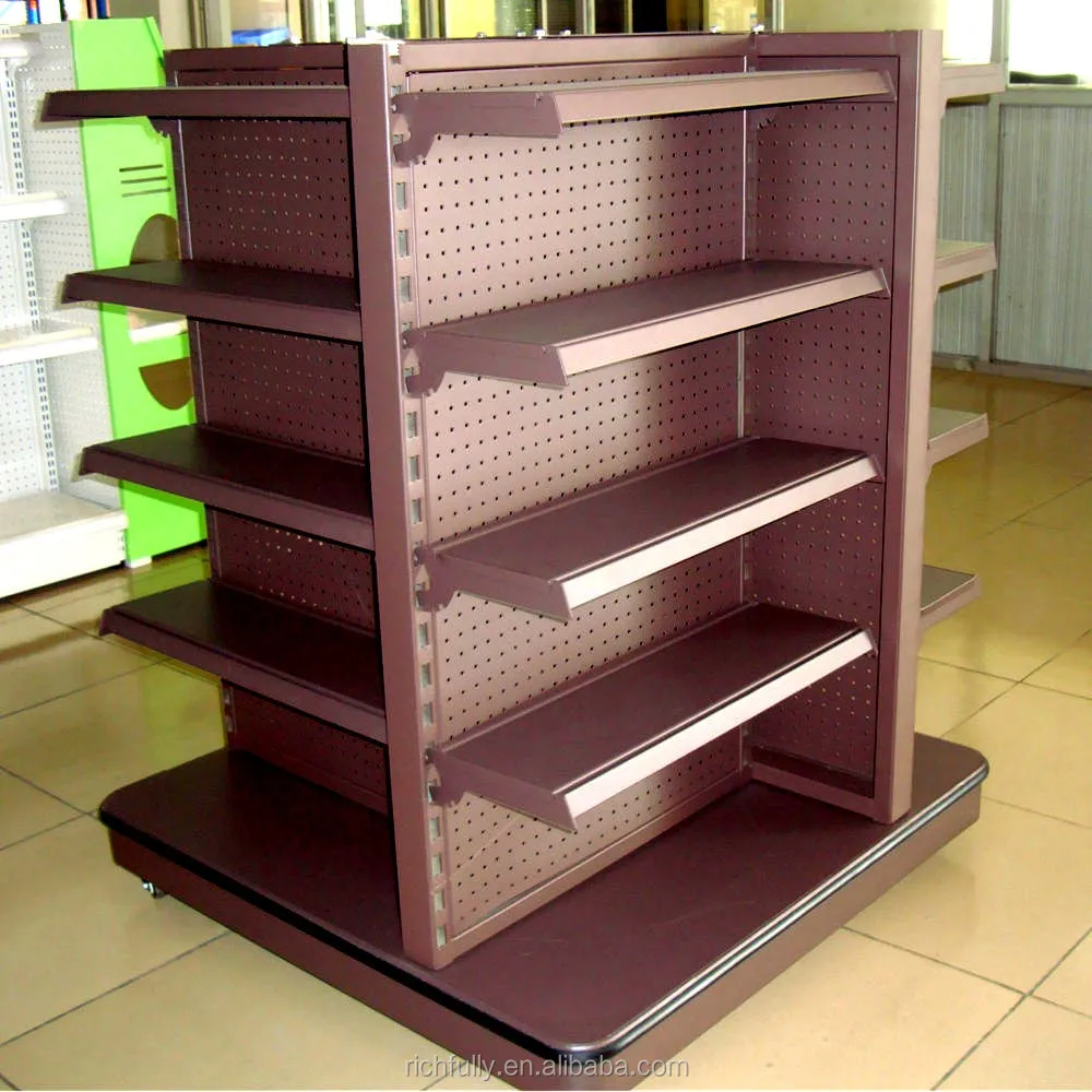 Four sides display stand for store shelf / supermarket shelf