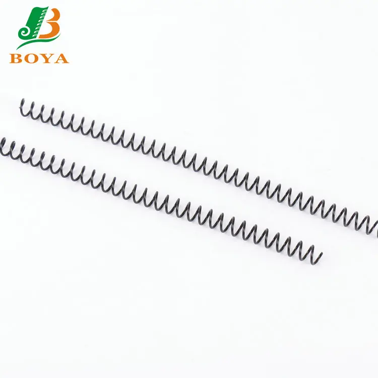 Customized Any Length Orange Color Plastic Single Spiral Coil Binding Ring For Binding Paper