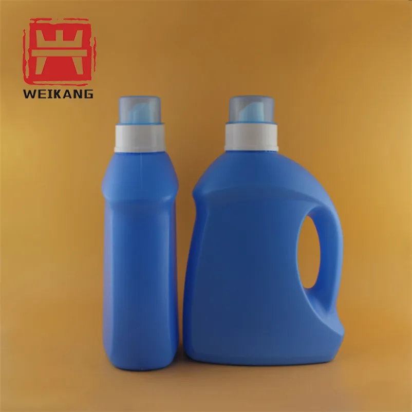2L 3L 5L Customized Empty Liquid Laundry Detergent Packaging Container HDPE Plastic Liquid Laundry Detergent Bottle