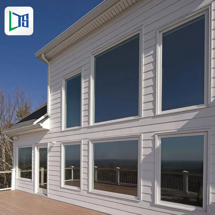 Outdoor White Color European Veranda with Aluminium Roof Customized Aluminum Sun Room Winter Garden Glass House