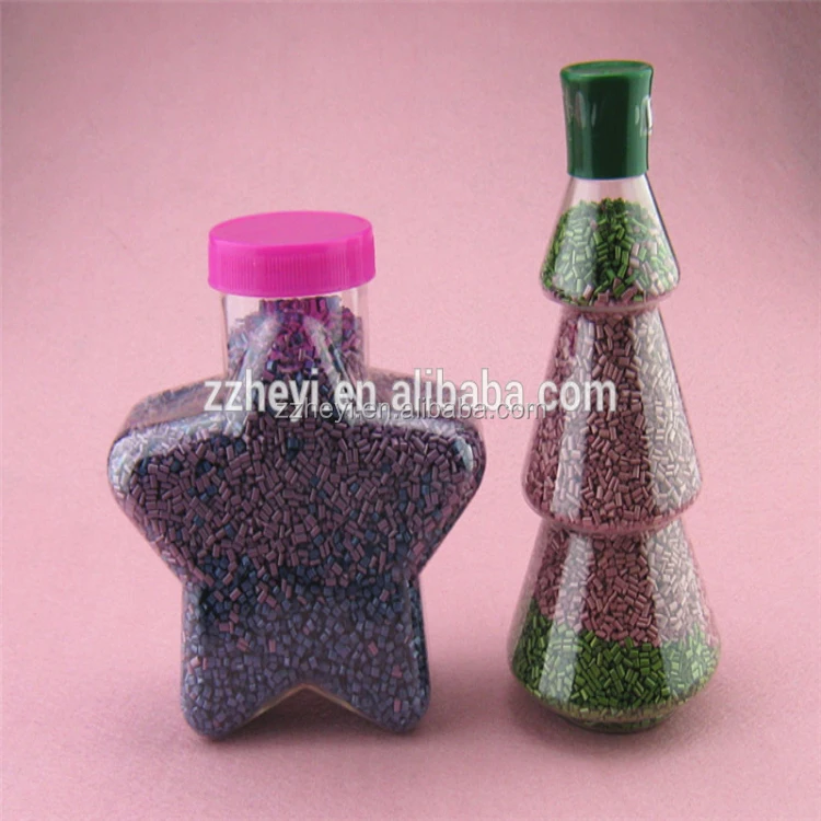 14oz 420ml Star Shape Plastic Candy Jars Wholesale