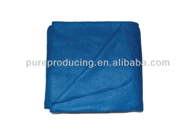 
Disposable fleece airline blanket 