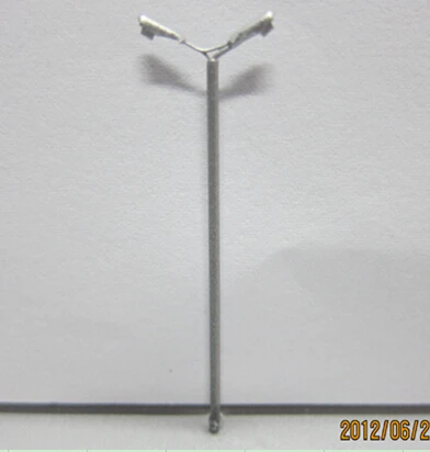 1:300~1:500 двойной главы миниатюрный светодиодный уличный свет на архитектурный макет макет/поезд макет/пейзаж макета