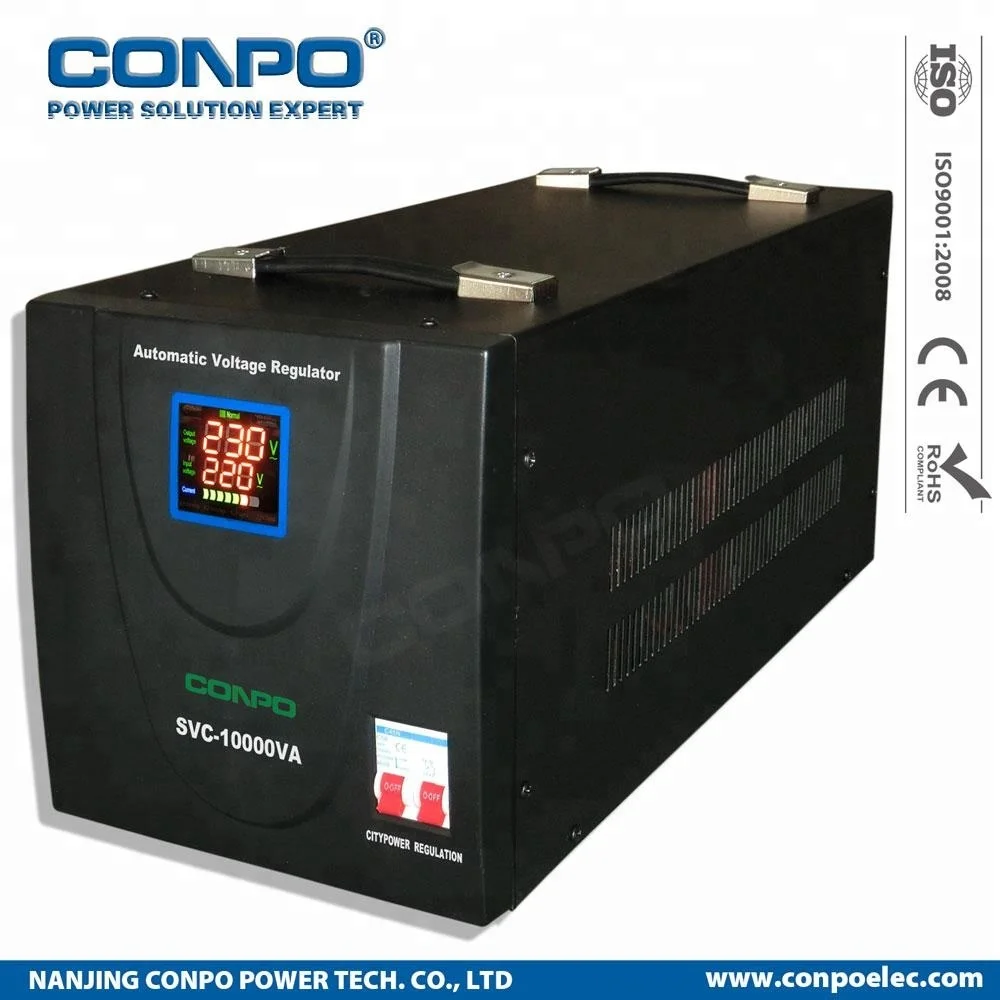 SVC-1500VA(LED) 1Phase Servo type AC Automatic Voltage stabilizer regulator AVR 220V/110VAC LED digital display