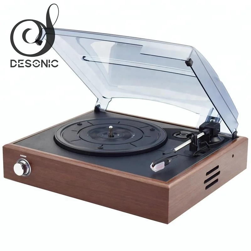 Automatic belt drive stereo turntable lp player audio gramophone