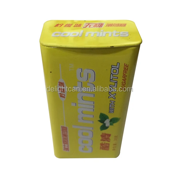 Mint Sweet Small tin metal packaging boxes