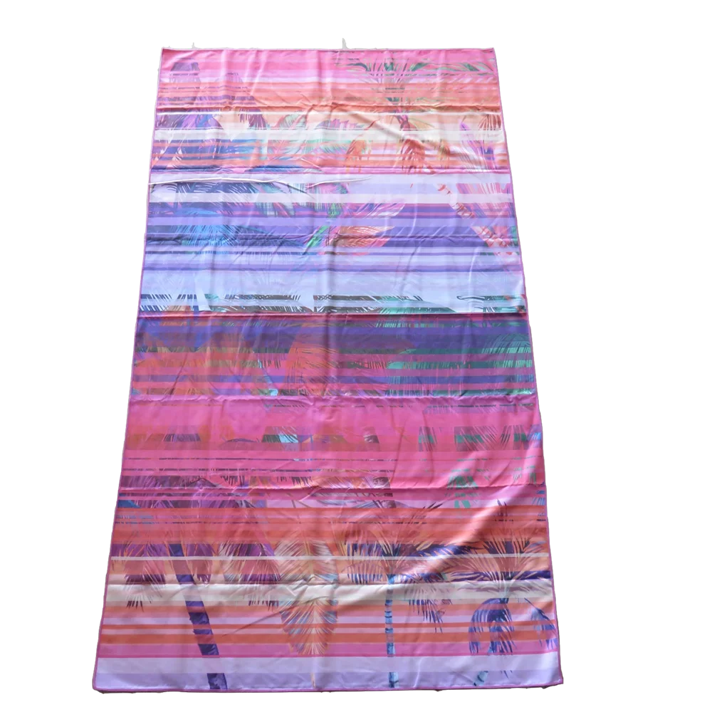 sand proof suede microfiber beach towel made in china Wholesale