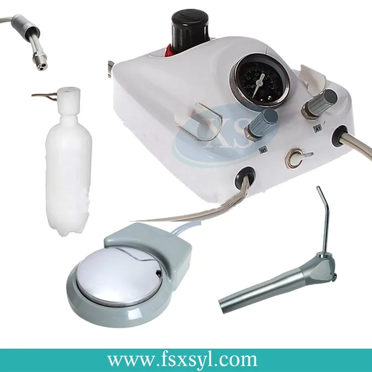 Dental turbine unit turbine dental unit with water bottle portable dental turbine unit