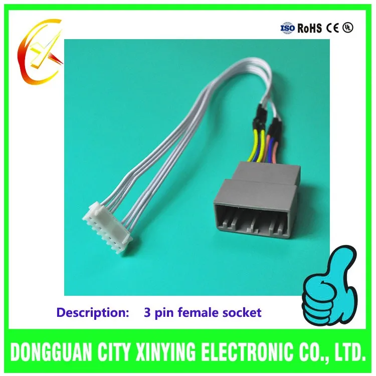 Быстрая поставка OEM 3 контактный разъем socket