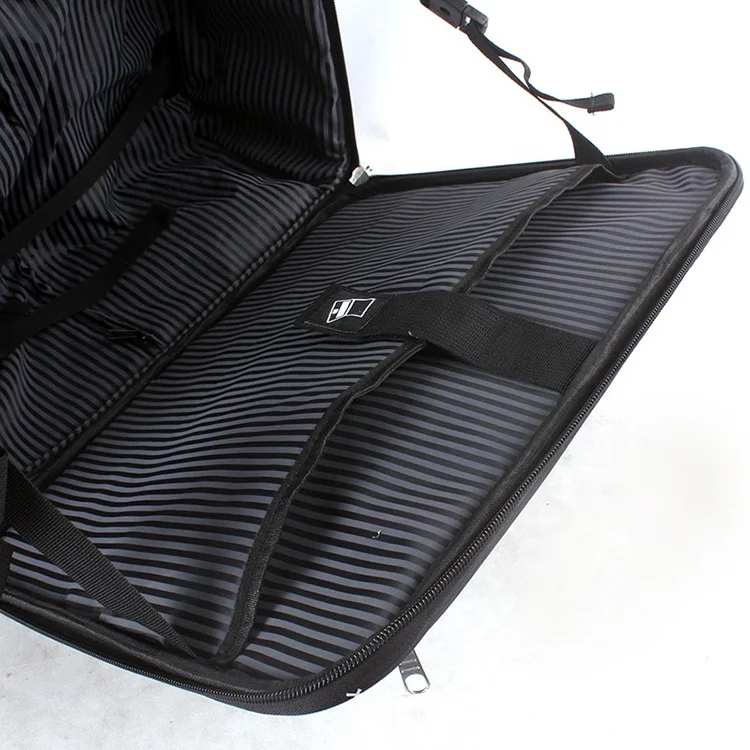 Gift order accepted custom low MOQ 16 inch Nylon fabric rolling lockable business laptop suitcase
