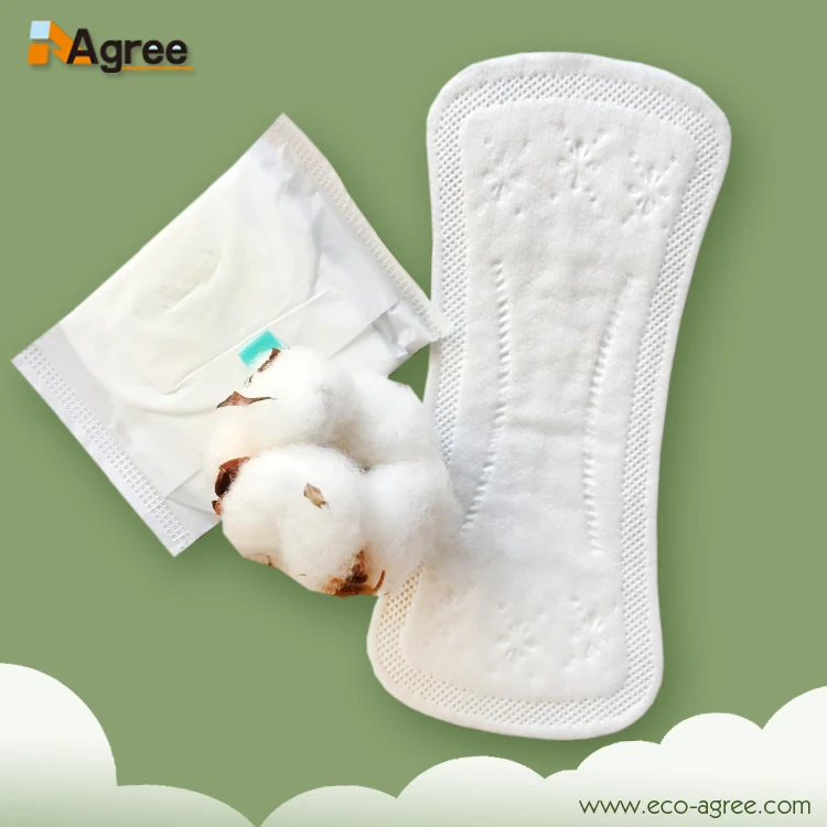 PL001 155mm 180mm Fluff Pulp Embossed Panty Liner In India With Anion Strip