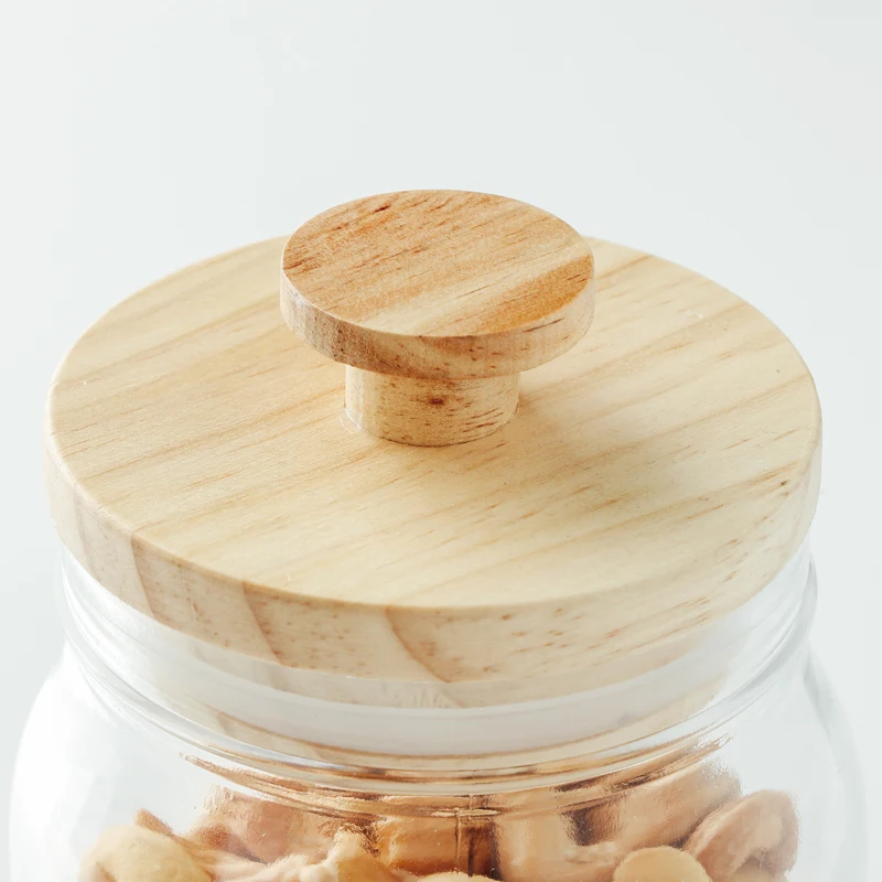 home storage organization clear glass food storage jars container