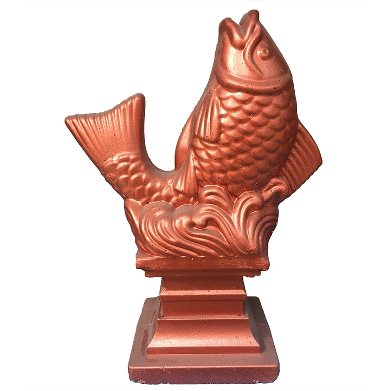 ABS plastic fish shape decorative concrete statue molds for baluster columns