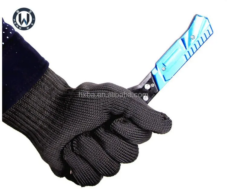 Cutting defense anti cutting stainless steel mesh working gloves