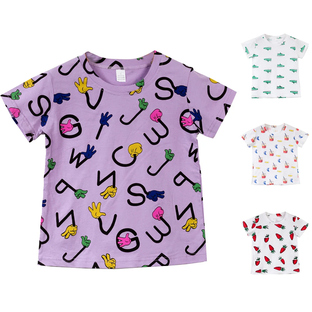 2020 OEM футболка на заказ, дизайнерская хлопковая Футболка для девочек с принтом