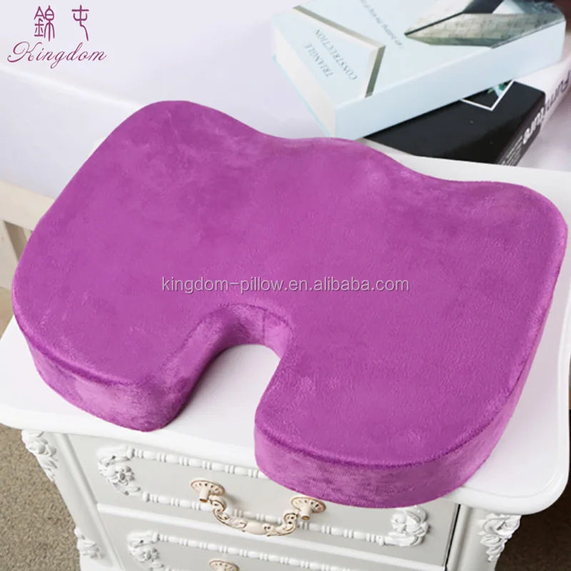 Blood Circulation Memory Foam Office Chair Seat Cushion, Elderly Coccyx Seat Cushion, Hemorrhoid Foam Seat Cushion for Office