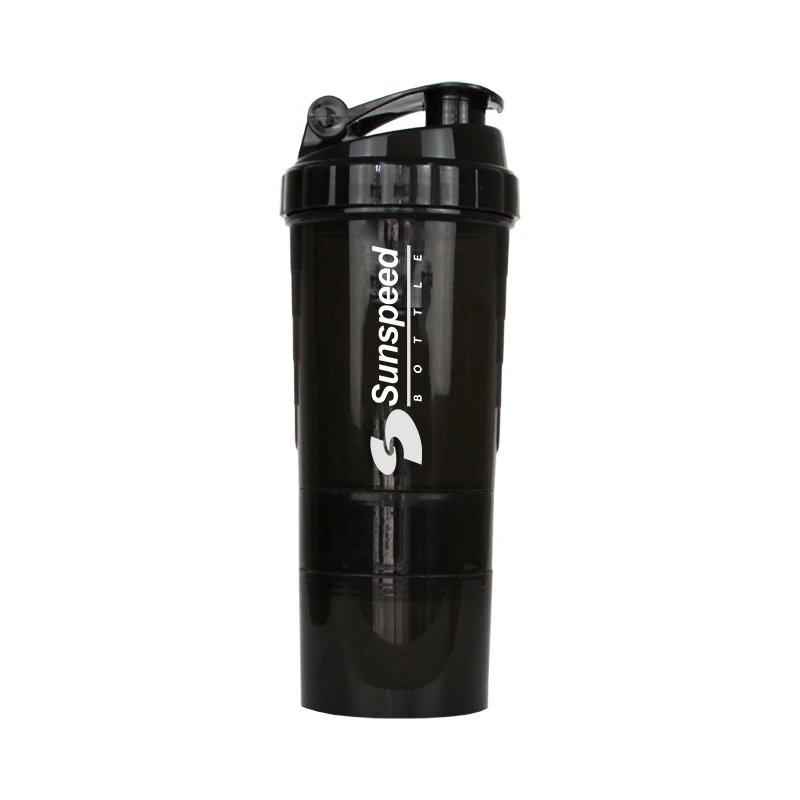 500ML Best Selling Plastic Protein Custom Logo Shaker Bottle with Factory Prices BPA Free