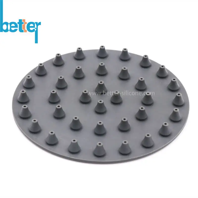 Square Silicone Rubber Shower Head Nozzles