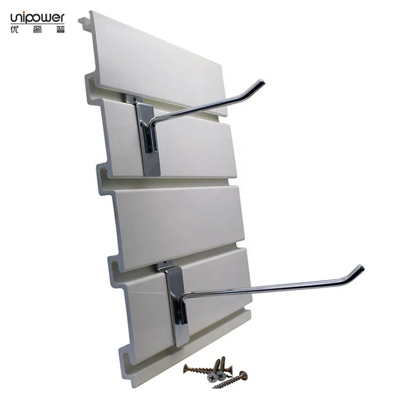 Unipower Grey Garage Slat Wall Garage Storage System PVC wall panels