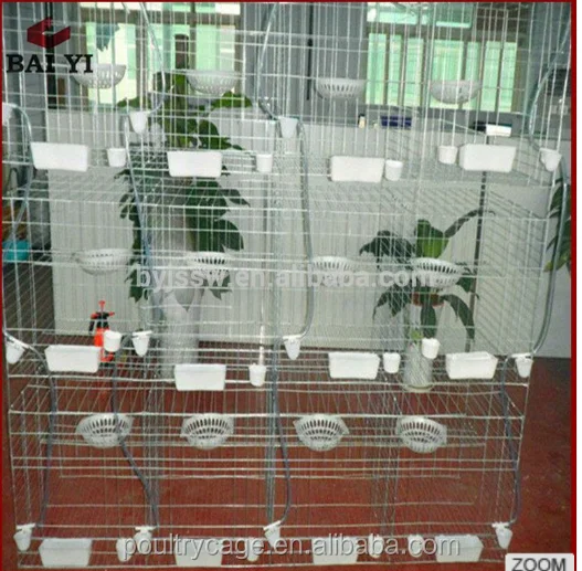 Folding Galvanized Pigeon Breeding Metal Cage For Wholesale
