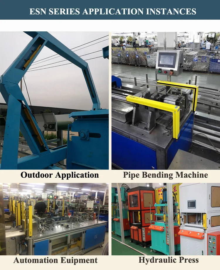 In Stock Universal Use 24V Safety Light Curtain NPN PNP Light Barrier Sensor Photoelectric Protection Sensor